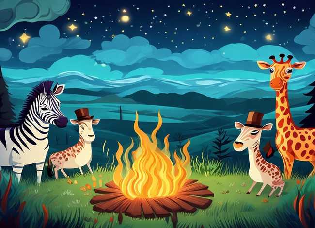 草原动物的儿童故事、草原上的动物故事