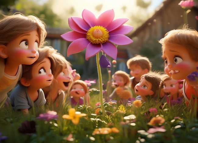 关于花朵的儿童故事；关于花朵的故事幼儿