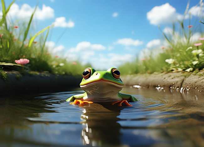 坐井观天的故事原文文字 - 坐井观天的故事原文文字图片