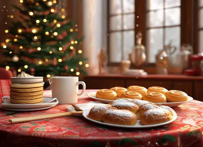 圣诞早餐图片，圣诞早餐图片真实