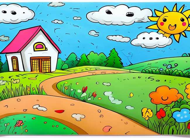 三年级儿童画画大全简单漂亮图片（三年级儿童画画大全简单漂亮图片光有图片没有画上品）