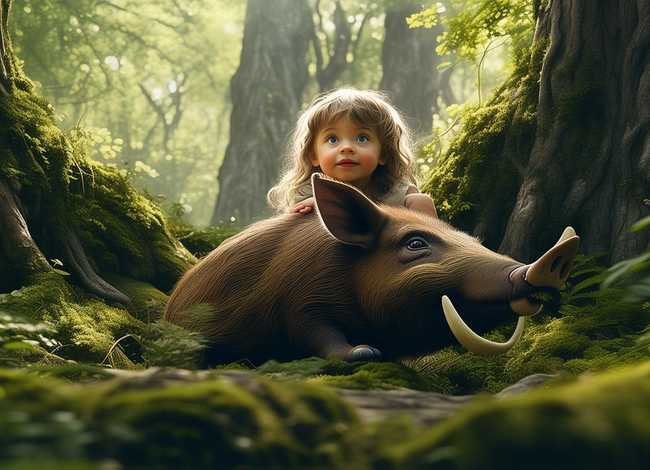 野猪的故事儿童文字、野猪的故事作文