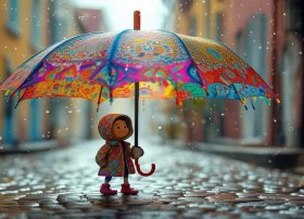 雨伞 小故事 - 雨伞小故事gif原图