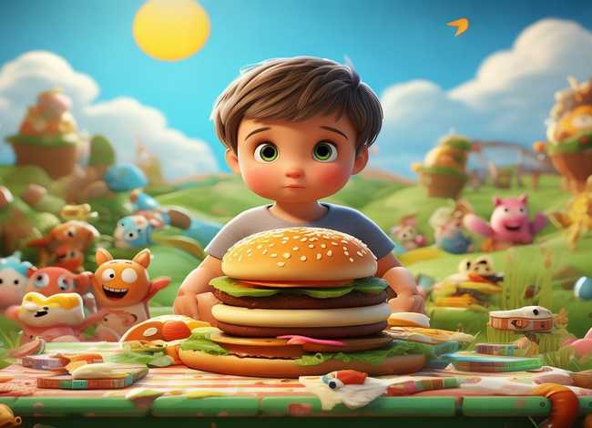 儿童故事书3-6岁汉堡的故事，汉堡的故事幼儿