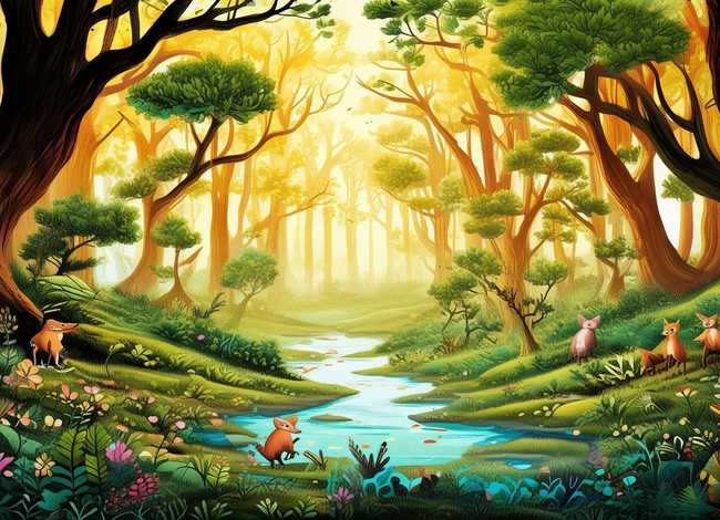 大自然的故事儿童书、大自然这本书的故事