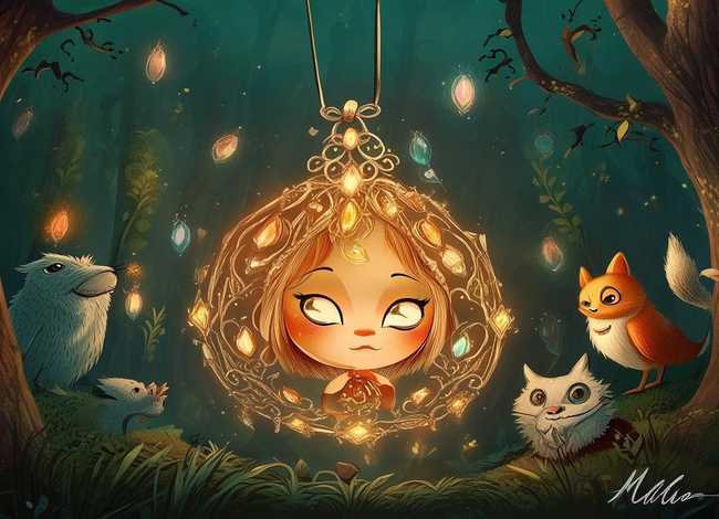 项链绘本故事 项链的绘本故事