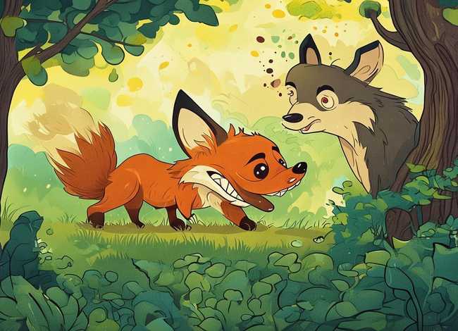 儿童故事狐狸和狼 少儿故事狼和狐狸