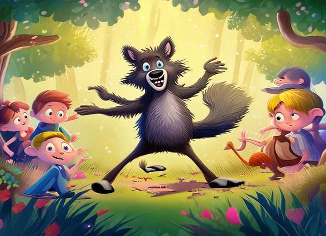 儿童大灰狼故事3-6岁，少儿故事大灰狼的故事