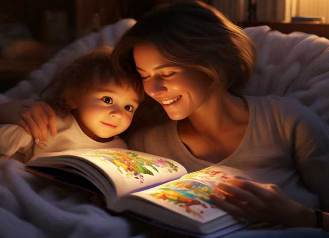 给小孩睡前读故事书；给小孩睡前读故事书好吗