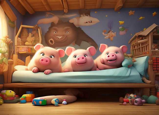 儿童睡前故事大全文字三只小猪 睡前故事幼儿故事大全三只小猪文字版