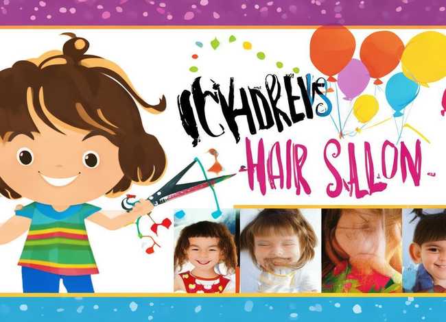 儿童理发店宣传海报，儿童理发店宣传海报设计
