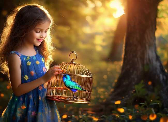 儿童睡前故事寓言青鸟（青鸟的寓言故事）