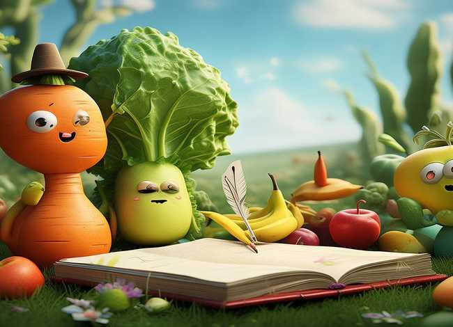 水果蔬菜的故事书 - 关于蔬菜和水果的故事