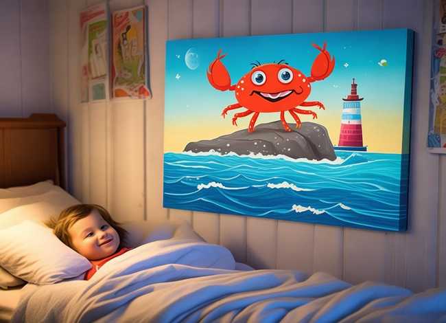 螃蟹故事儿童睡前故事；睡前螃蟹的故事