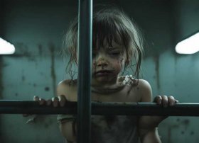 虐待儿童图片、虐待儿童图