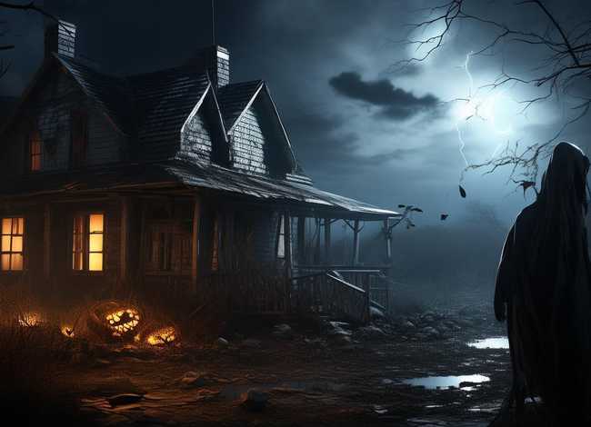 万圣节鬼故事吓人文字；万圣节鬼故事吓人文字图片