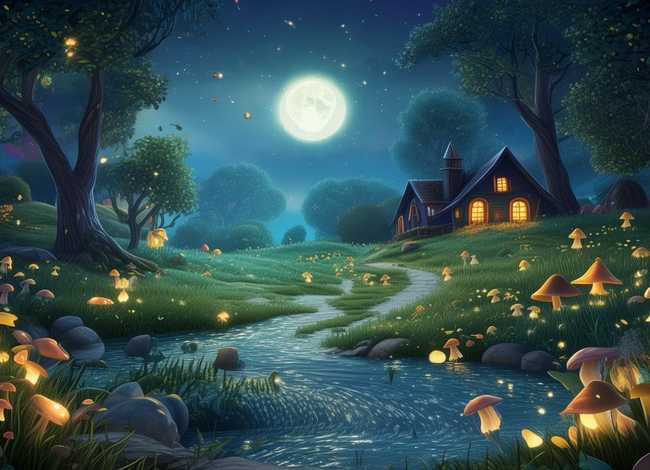 儿童睡前故事背景图 - 儿童睡前故事背景图片