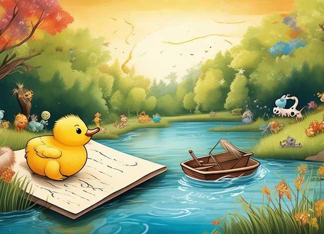 儿童故事小鸭子过河 - 小鸭子过河的故事