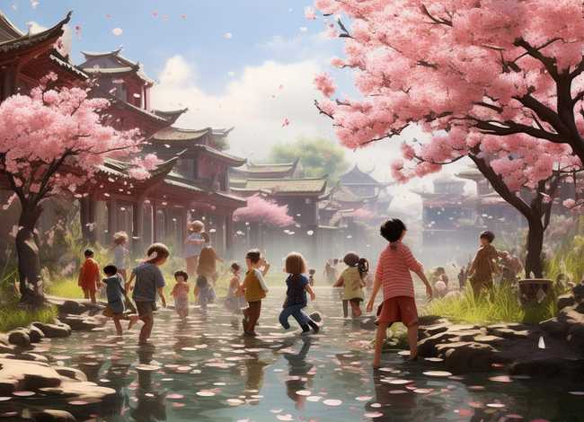 儿童文学桃花源的故事 桃花源的故事全文阅读