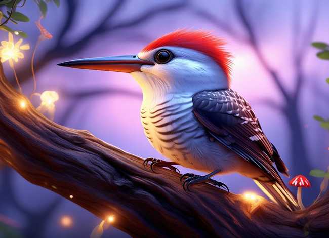 啄木鸟童话故事 - 啄木鸟童话图片