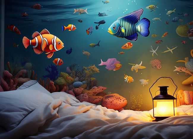 关于鱼的儿童睡前故事 - 关于鱼的睡前小故事