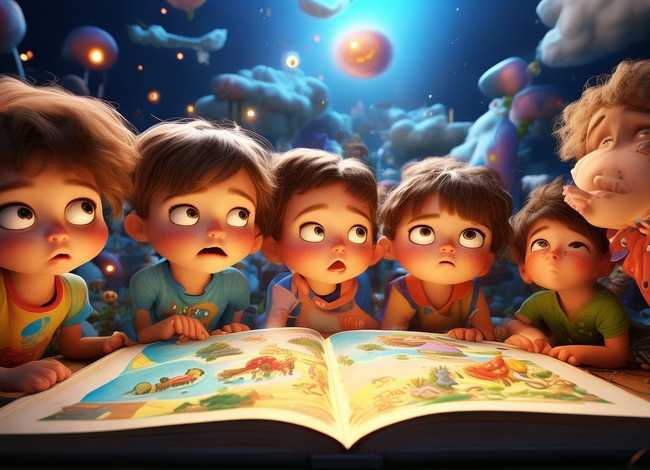 儿童想象故事画 幼儿想象故事