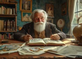 教授童年的故事，一个教授的故事