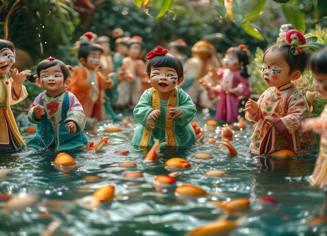 粤语童谣绘画；粤语童谣绘画图片