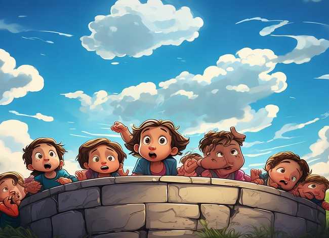 坐井观天儿童故事绘本（坐井观天的故事绘本）