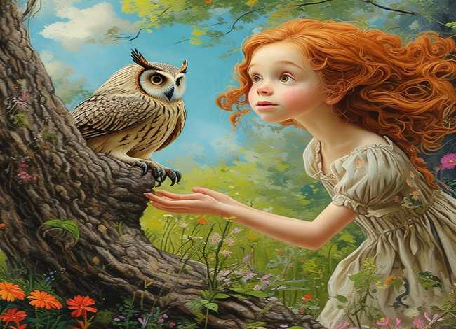 小女孩英语童话故事；小女孩的故事英文