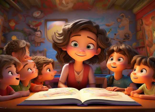 讲故事儿童画图片 - 讲故事的图片怎么画幼儿园 讲故事儿童画图片 - 讲故事的图片怎么画幼儿园