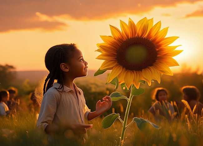 儿童睡前故事金色太阳花，金色太阳花民间故事