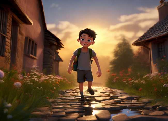 上学去的故事，大卫上学去的故事