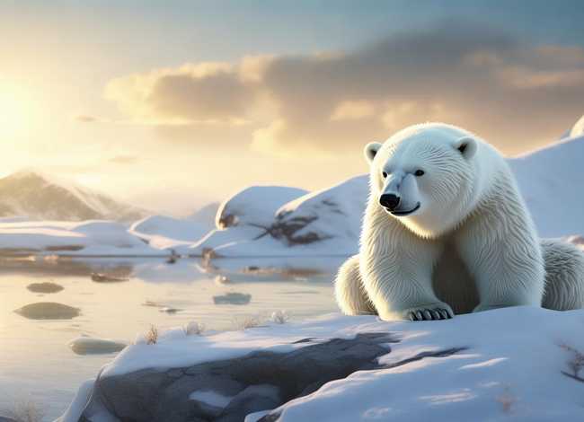 北极熊的烦心事故事绘本 - 北极熊的烦心事故事绘本图片