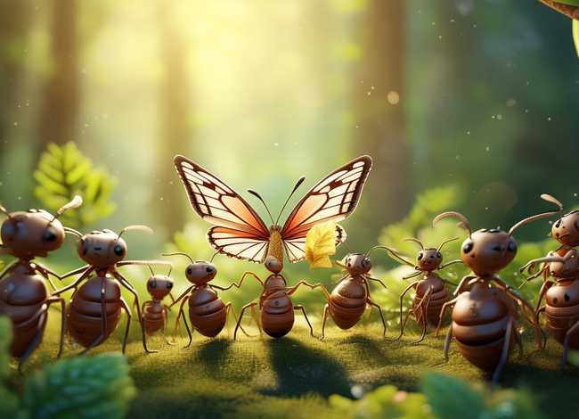 儿童故事蚂蚁报恩 - 幼儿故事蚂蚁报恩