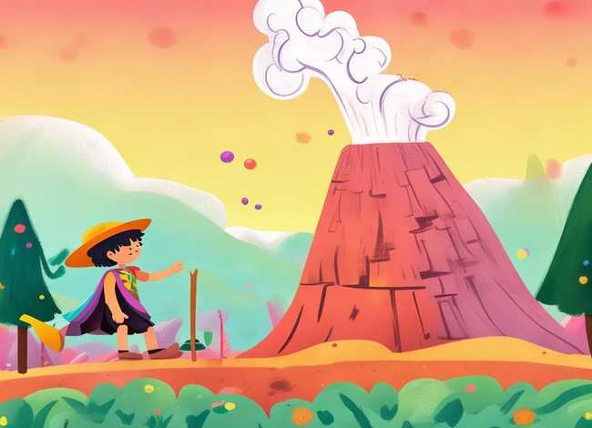 儿童火山故事mp3（火山幼儿故事）