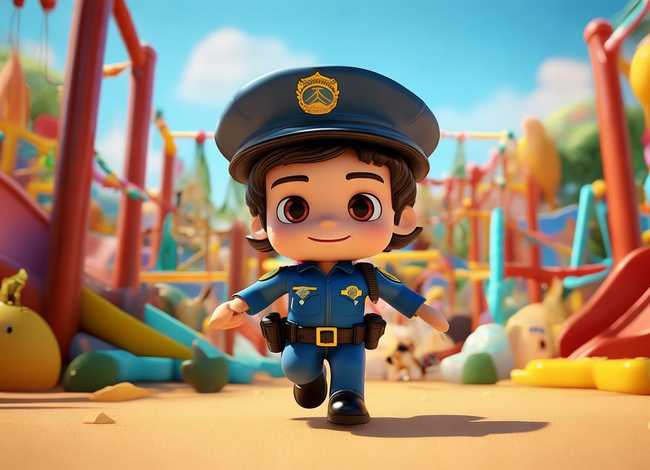 小警察逃脱儿童故事有声读，小警察的故事幼儿故事