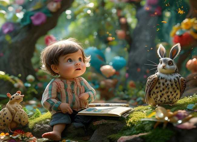 儿童故事配图画 简单儿童故事配图画