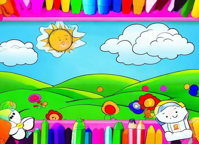 儿童app配色，儿童填色app