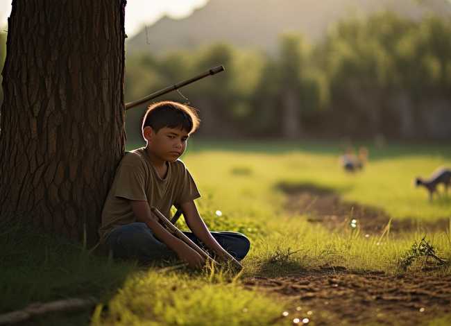守株待兔小孩的故事；守株待兔小孩的故事50字