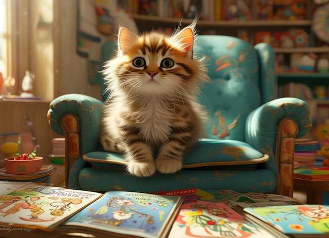 关于猫的故事儿童故事、有关猫的幼儿故事