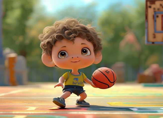 篮球故事小朋友；小篮球的故事