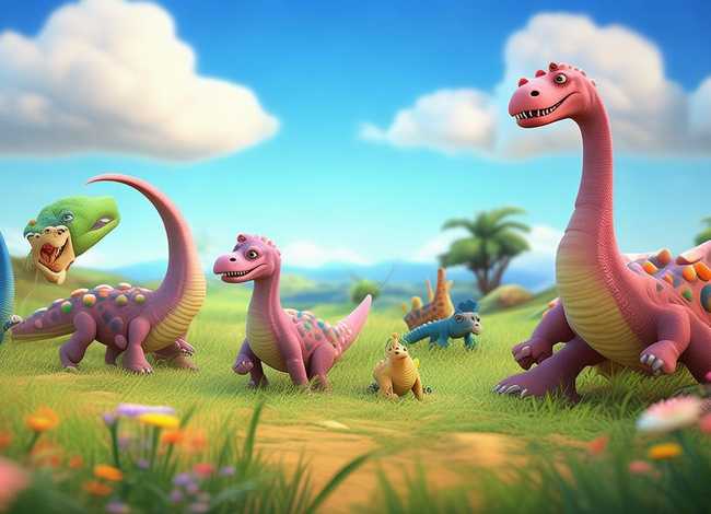 恐龙动画故事儿童完整3-6岁 经典动画片大全集少儿恐龙的故事