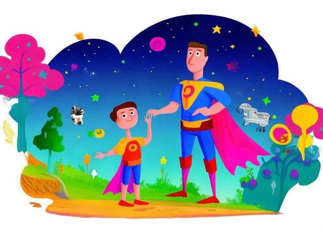 我的超级爸爸绘本故事；我的超级爸爸绘本故事教案