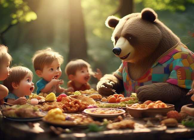 小熊请客幼儿故事原文，小熊请客幼儿故事原文阅读