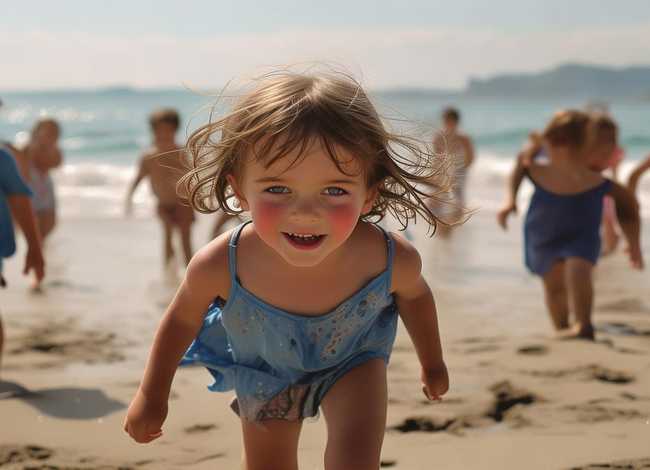 外婆家的澎湖湾儿童故事情景画 外婆的澎湖湾幼儿情景画
