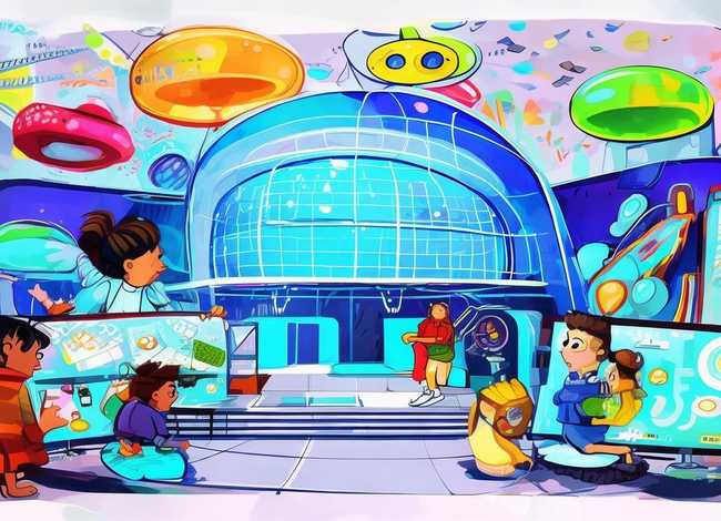 科技馆儿童画简笔画 科技馆儿童画简笔画图片