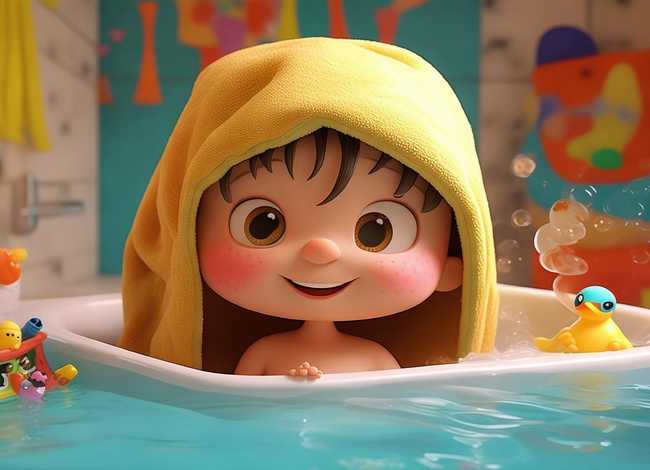 关于洗澡的儿童小故事，关于洗澡的幼儿故事