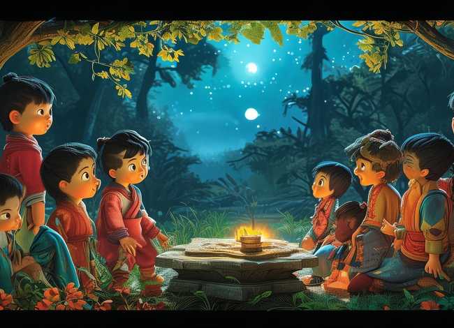 儿童中国神话故事画；中国少儿神话故事