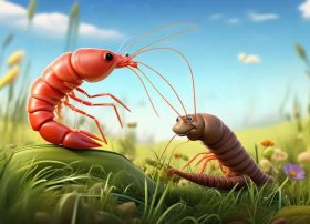 虾米和蚯蚓的故事 - 虾米和蚯蚓的故事视频